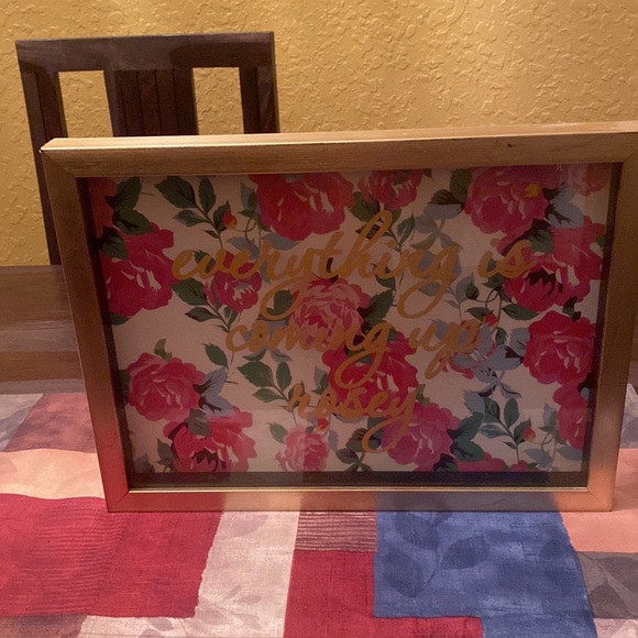 Macbeth Collection Everything is Coming Up Rosey gold frame - Picture 6 of 8